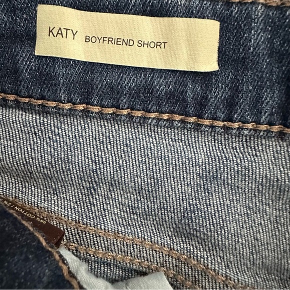 Kut from the Kloth Blue Distressed Jean Shorts - Picture 4 of 5